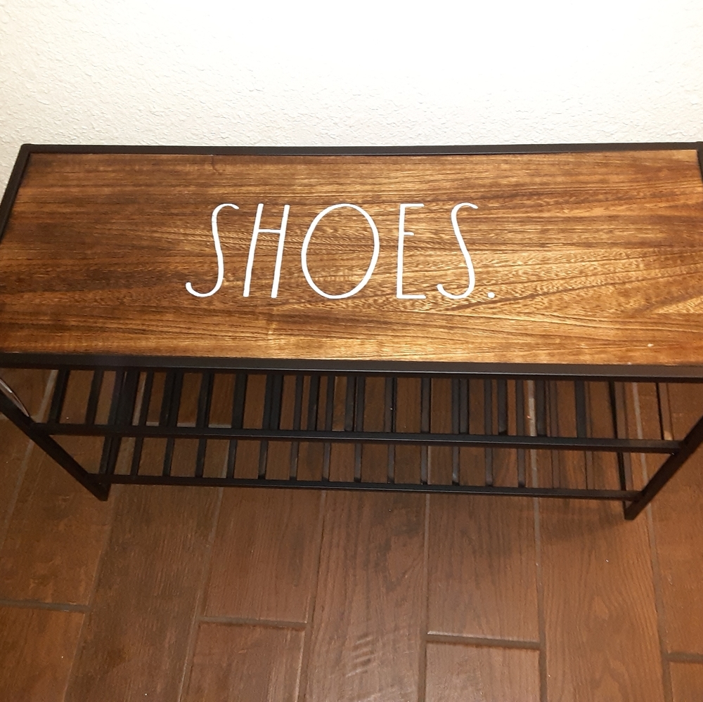 Rae Dunn Shoe Rack